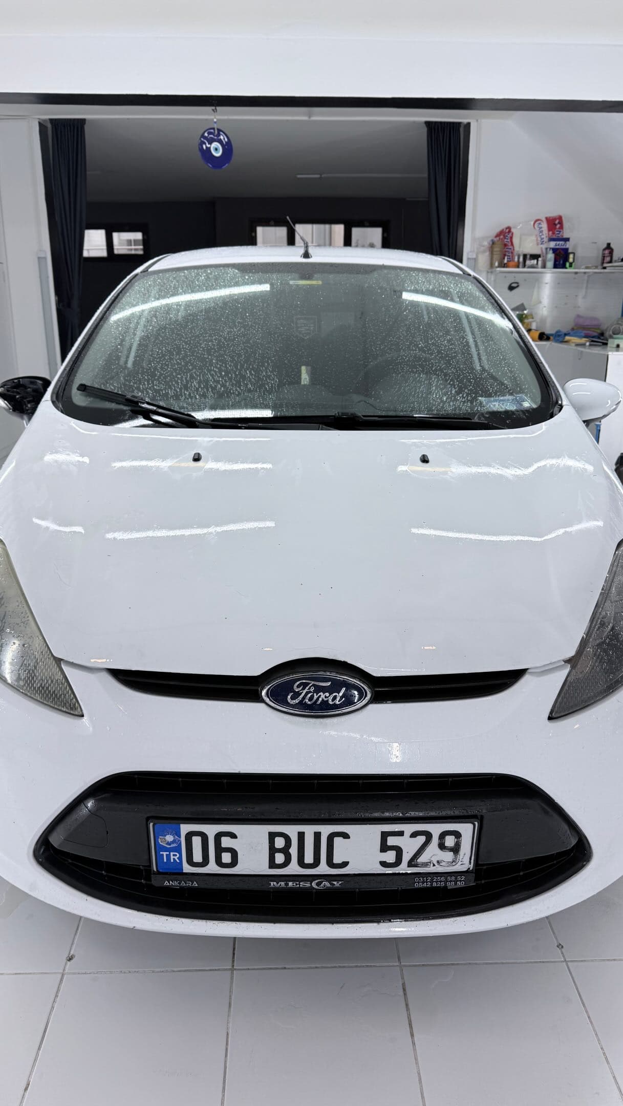Ford Fiesta — Yüzey hazırlığı ve boya koruma